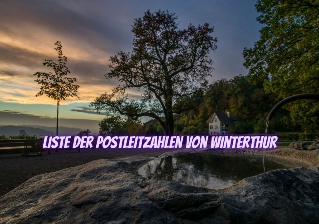 Winterthur Postleitzahl Liste